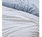 Housse De Couette 140x200 Cm Percale Coton Gaby Bleu Baltique