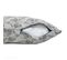 Housse De Coussin 70x70 Cm Shell Gris Perle