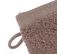 Lot De 2 Gants De Toilette 16x21 Cm Softy Taupe