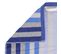 Serviette De Toilette 50x100 Cm Pure Stripes Bleu Mer