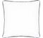 Housse De Coussin 45x45 Cm Montsegur Blanc