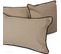 Housse De Coussin 55x55 Cm Montsegur Marron Tourterelle