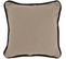 Housse De Coussin 20x20 Cm Montsegur Marron Tourterelle