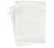 Lot De 2 Gants De Toilette 16x21 Cm Dune Blanc