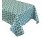 Nappe Carrée Enduit 150x150 Cm Aster Bleu Pétrole