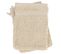 Lot De 2 Gants De Toilette 16x21 Cm Luxor Beige