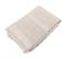 Drap De Bain 100x150 Cm Natural Stripes Blanc Crème