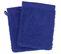 Lot De 2 Gants De Toilette 16x21 Cm Coton Peigné Alba Bleu Moyen