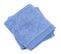 Lot De 2 Serviettes Invité 30x30 Cm Coton Peigné Alba Bleu Mer