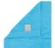 Lot De 2 Serviettes Invité 30x30 Cm Coton Peigné Alba Bleu Océan