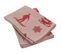 Lot De 2 Torchons De Cuisine Toile 50x70 Cm Coton Ski Rouge