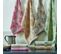 Lot De 2 Torchons De Cuisine Toile 50x70 Cm Coton Cactus Rouge