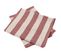 Lot De 2 Torchons De Cuisine Toile 50x70 Cm Coton Pat Bordeaux