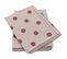 Lot De 2 Torchons De Cuisine Toile 50x70 Cm Coton Spot Bordeaux