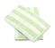 Lot De 2 Torchons De Cuisine Éponge 50x50 Cm Coton Pat Ii Vert