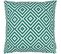 Housse De Coussin 55x55 Cm Panama Vert Emeraude