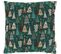 Housse De Coussin 40x40 Cm Celebration Vert Epicea