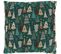 Housse De Coussin 45x45 Cm Celebration Vert Epicea