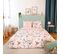 Parure De Lit 260x240 Cm Coton Bci Adouci Panga Rose 3 Pièces