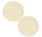 Lot De 2 Sets De Table Rond Circulo Beige