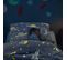 Parure De Lit Phosphorescente 140x200 Cm Polyester Astro Bleu
