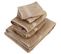 Parure De Bain Luxor 6 Pièces Taupe