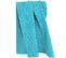 Drap De Plage En Éponge Coton 480 G/m² 75x150 Cm Lovina Bleu Ciel