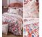 Parure De Lit 200x200 Cm Coton Perroquet Multicolore Salsa 3 Pièces