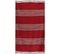 Drap De Plage Coton Et Éponge 100x180 Cm Sailor 380 G/m² Rouge