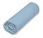 Drap Housse 90x190 Cm En 100% Polyester Microfibre Lago Bleu Ciel