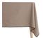 Nappe Coton 160x200 Cm Hono Beige Chanvre Finition Point Bourdon