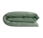 Housse De Couette 280x240 Cm Lit King Size Lin Lavé Sonate Vert Thym