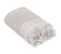 Drap De Bain Jacquard 550 G/m² 95x140 Cm Tethys Micro-coton Blanc Perle