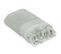 Serviette De Toilette Jacquard 550 G/m² 50x90 Cm Tethys Micro-coton Vert Lichen