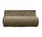 Couvre-lit 220x240 Gipsy En Velours De Polyester Piquage Points Brodés Olive