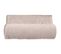 Couvre-lit 220x240 Gipsy En Velours De Polyester Piquage Points Brodés Naturel