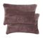 Housse De Coussin 40x60 Gipsy En Velours De Polyester Piquage Points Brodés Bison