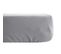 Drap Housse Uni 140x200 Cm 100% Percale De Coton Manoir Gris Perle Bonnet 35