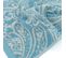 Serviette De Toilette Coton 50x100 Cm Motif Mandala Collection Plenty Bleue