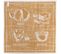 Lot De 2 Torchons De Cuisine Pur Coton Motifs Fromage 50x50 Cm Cheese Jaune