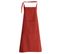 Tablier De Cuisine Collection Yuco Coton 70x90cm Rouge Tomette