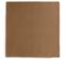 Lot De 6 Serviettes De Table 40x40 Cm Collection Mattis Marron Cognac