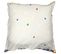 Taie D'oreiller Uni 65x65 Cm En Coton Évasion Blanc Vert