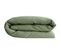 Housse De Couette Lin Et Coton 240x220 Cm Collection Opera Vert Mousse