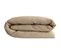 Housse De Couette Lin Et Coton 260x240 Cm Collection Opera Marron Camel