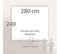 Housse De Couette Lin Et Coton 280x240 Cm Collection Opera Blanc Neige