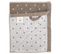 Lot De 2 Serviettes Invité 33x50 Cm Efficience Dots Marron Roble