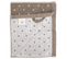 Drap De Douche En Coton 70x140 Cm Collection Efficient Dots Marron Roble