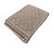 Drap De Douche En Coton 70x140 Cm Collection Efficient Dots Marron Roble