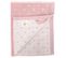 Drap De Bain En Coton 100x150 Cm Collection Efficient Dots Rose Flamingo